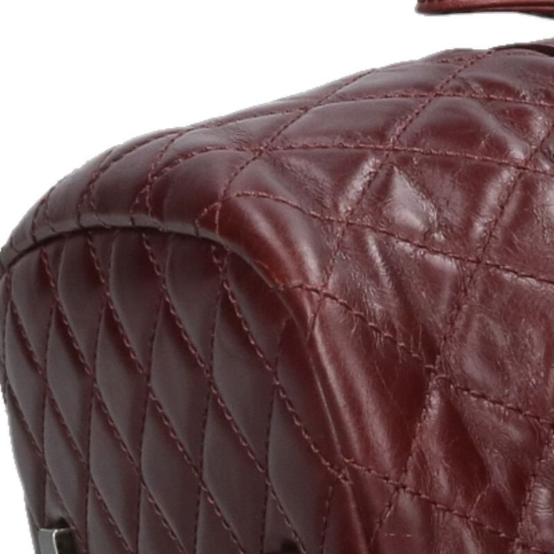 Chanel Quilted Cowskin Chain Backpack