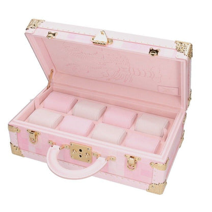 Louis Vuitton Nigo Coffret 8 Montre Damoflage Pink Sakura Leather