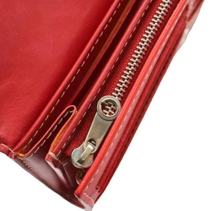 Goyard Varennes Long Wallet Bifold Leather Red KH
