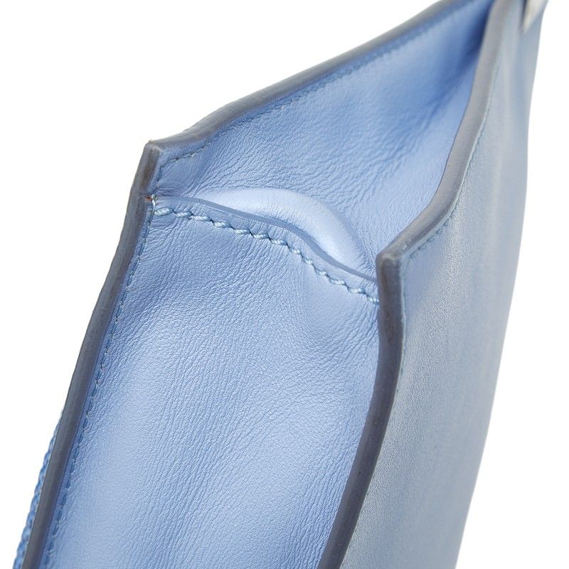 Versace Medusa Bijuu Crossbody Shoulder Bag Sacoche Light Blue Leather