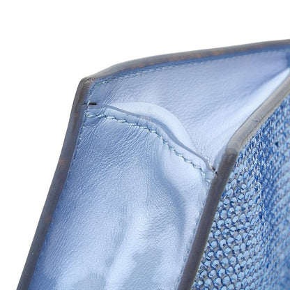 Versace Medusa Bijuu Crossbody Shoulder Bag Sacoche Light Blue Leather