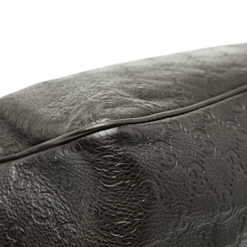 Guccissima Messenger Bag Brown Leather