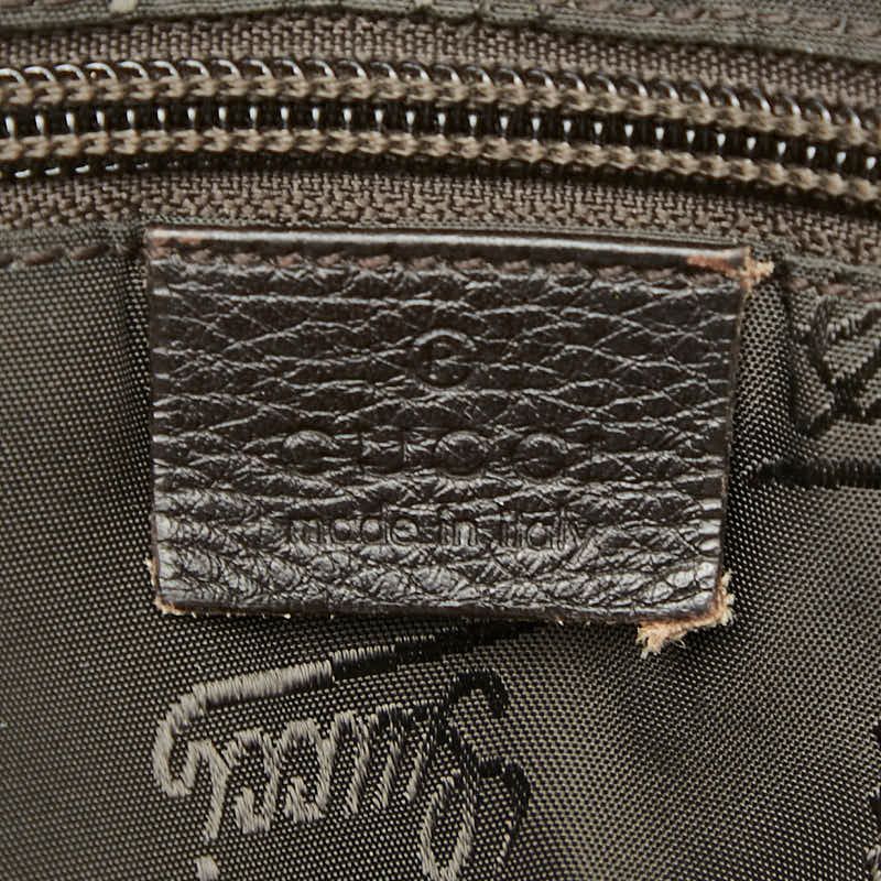 Guccissima Messenger Bag Brown Leather