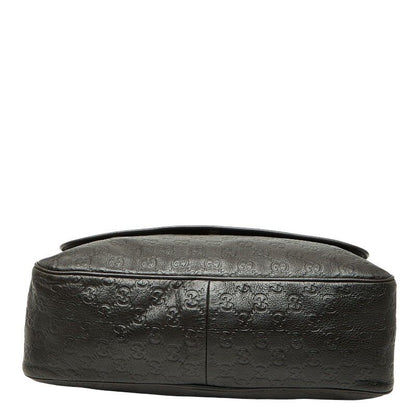 Guccissima Messenger Bag Brown Leather