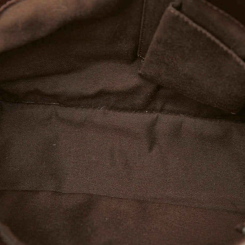 Gucci GG Canvas Crossbody Shoulder Bag Beige Brown