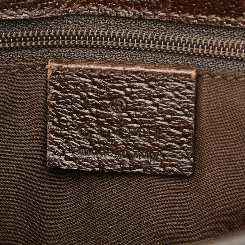 Gucci GG Canvas Crossbody Shoulder Bag Beige Brown