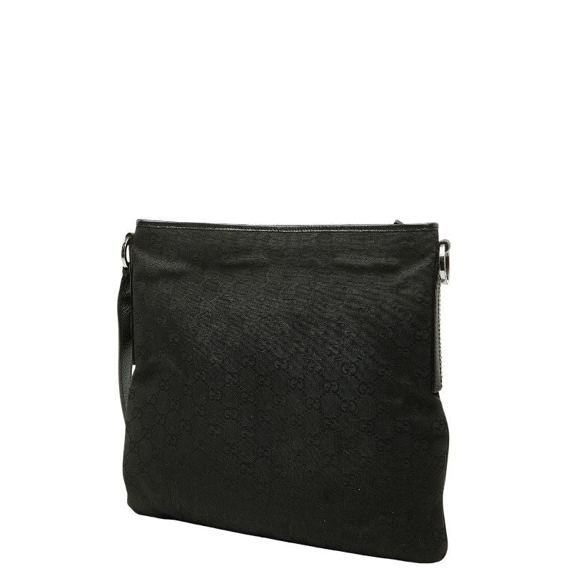 Gucci GG Canvas Crossbody Shoulder Bag Black