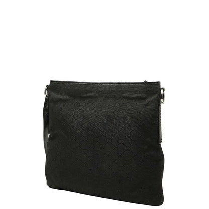 Gucci GG Canvas Crossbody Shoulder Bag Black
