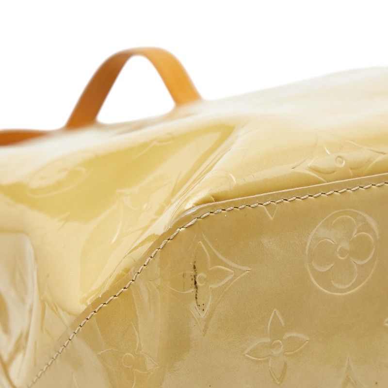 Louis Vuitton Monogram Vernis Lead MM Tote Beige Patent