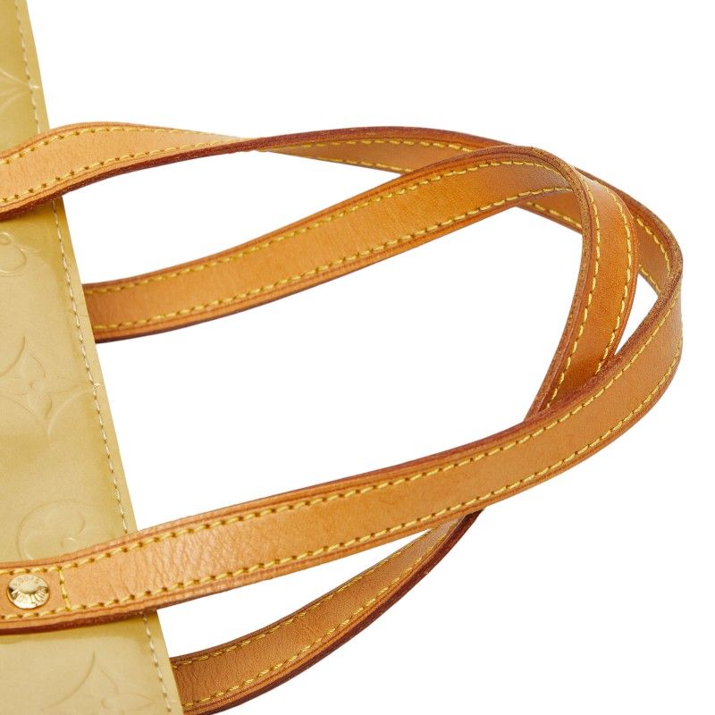 Louis Vuitton Monogram Vernis Lead MM Tote Beige Patent