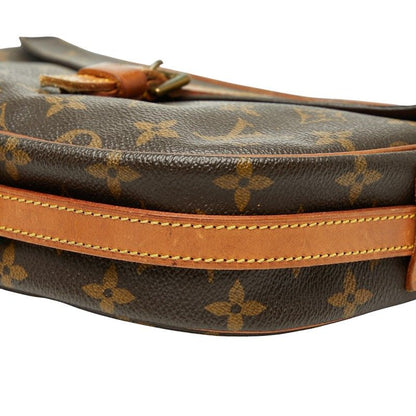 Louis Vuitton Monogram Genefille MM Crossbody Shoulder Bag Brown