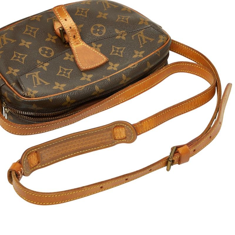 Louis Vuitton Monogram Genefille MM Crossbody Shoulder Bag Brown