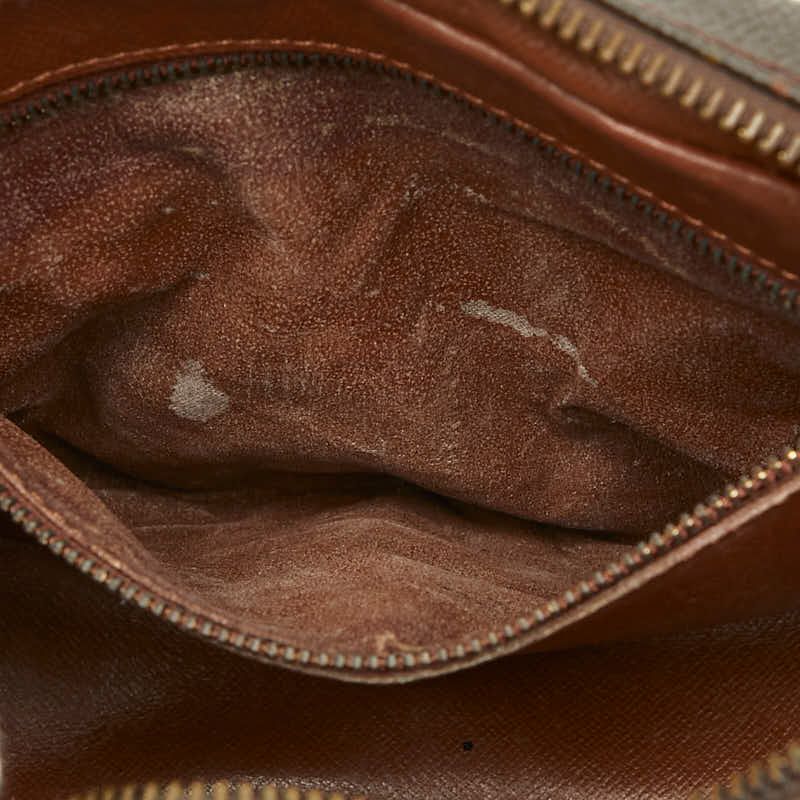 Louis Vuitton Monogram Genefille MM Crossbody Shoulder Bag Brown