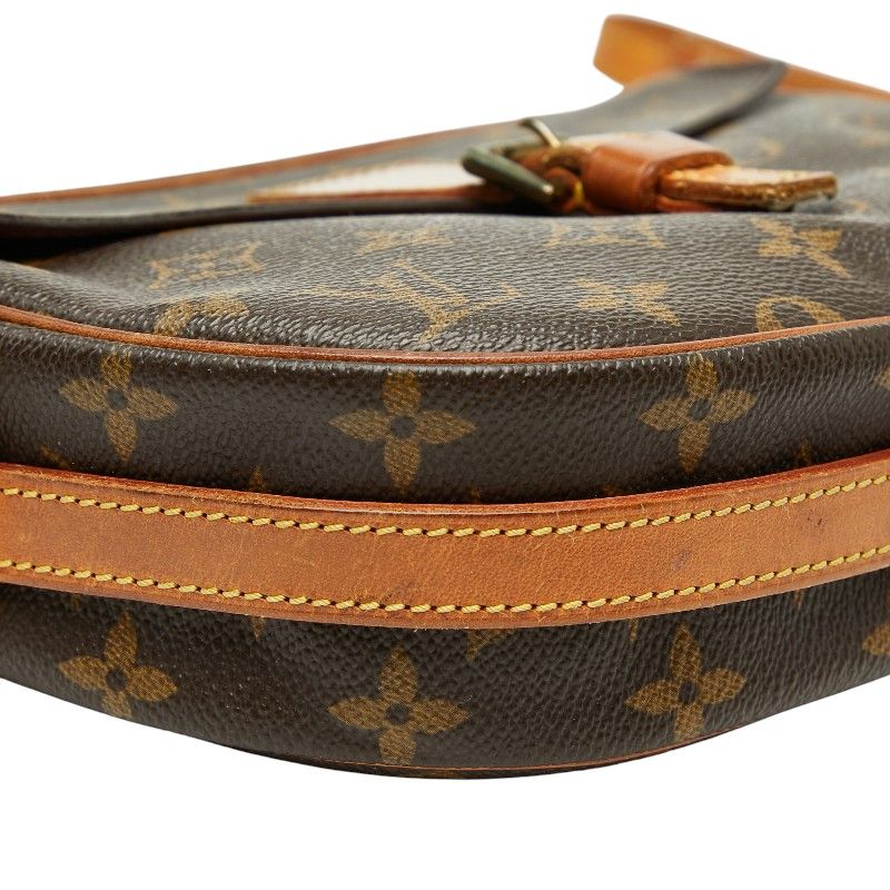 Louis Vuitton Monogram Genefille MM Crossbody Shoulder Bag Brown