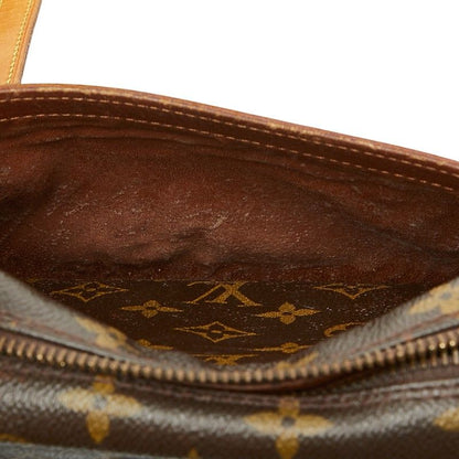 Louis Vuitton Monogram Genefille MM Crossbody Shoulder Bag Brown