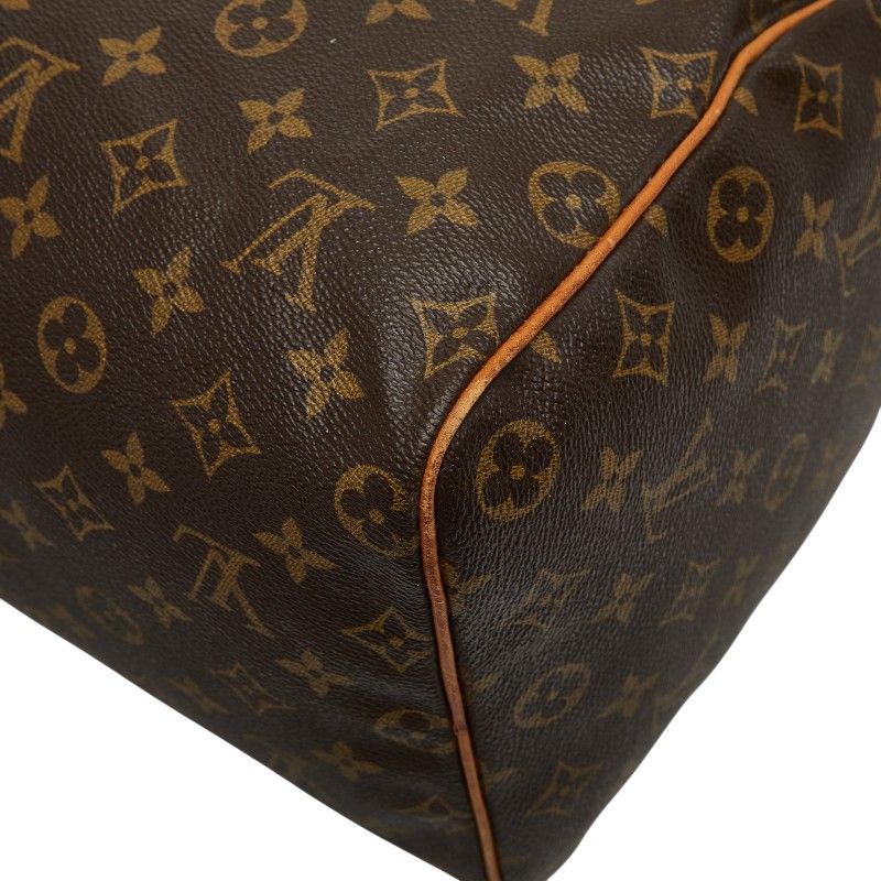 Louis Vuitton Monogram Speedy 40 Boston Bag Brown