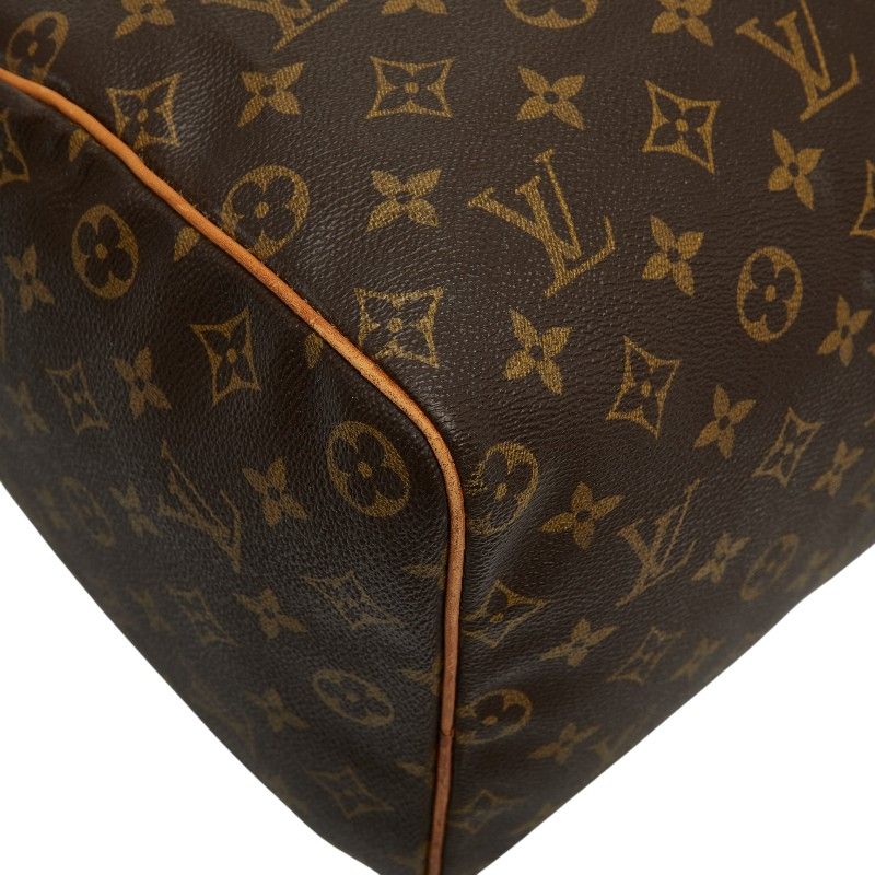 Louis Vuitton Monogram Speedy 40 Boston Bag Brown