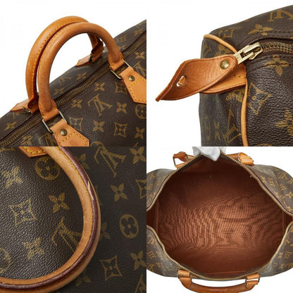Louis Vuitton Monogram Speedy 40 Boston Bag Brown