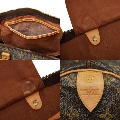 Louis Vuitton Monogram Speedy 40 Boston Bag Brown