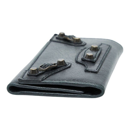 Balenciaga Classic Osaka 6 Rows Black Leather