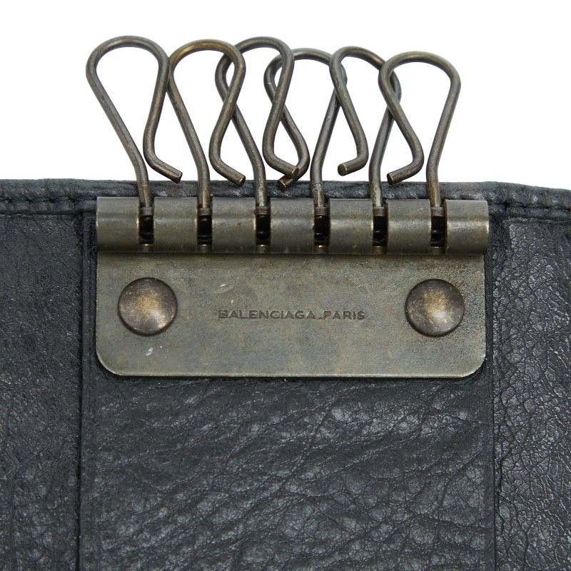 Balenciaga Classic Osaka 6 Rows Black Leather
