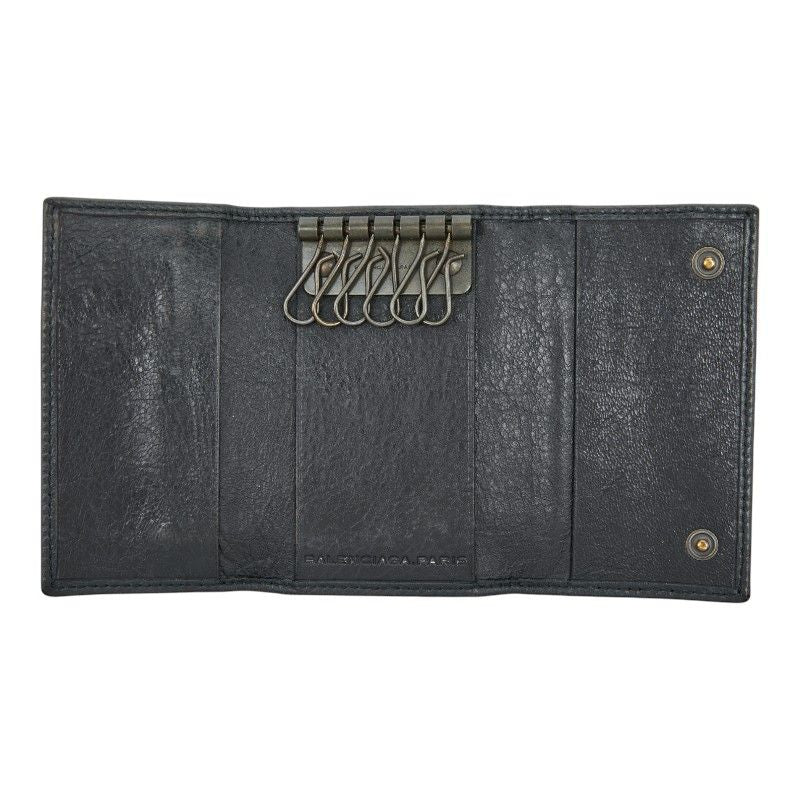 Balenciaga Classic Osaka 6 Rows Black Leather
