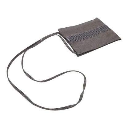Hermes Her Line Crossbody Shoulder Bag Pochette Gray Black Canvas