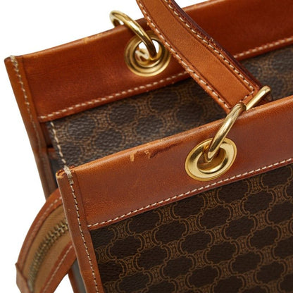 Celine Macadam Brown Leather