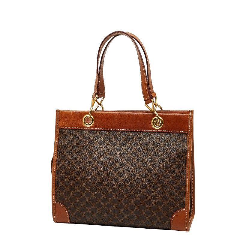 Celine Macadam Brown Leather