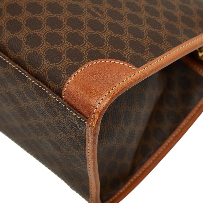 Celine Macadam Brown Leather