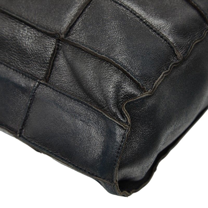 Chanel Choco Bar Black Leather