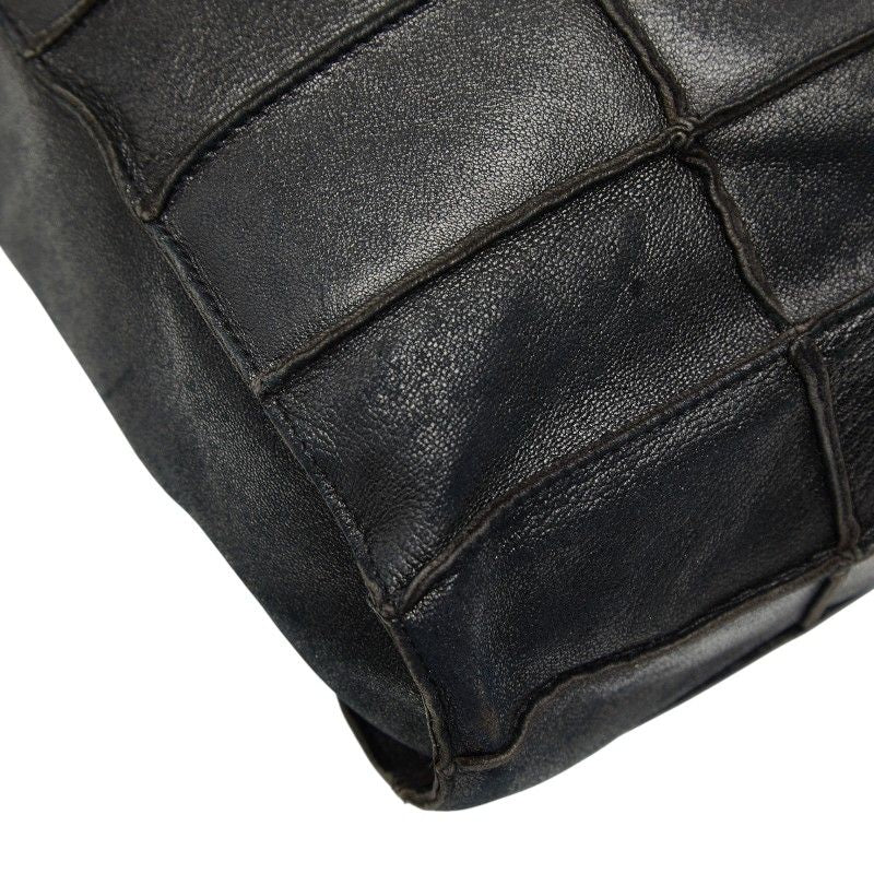 Chanel Choco Bar Black Leather