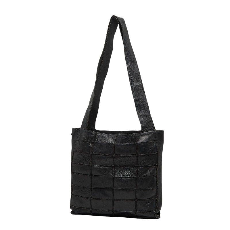 Chanel Choco Bar Black Leather