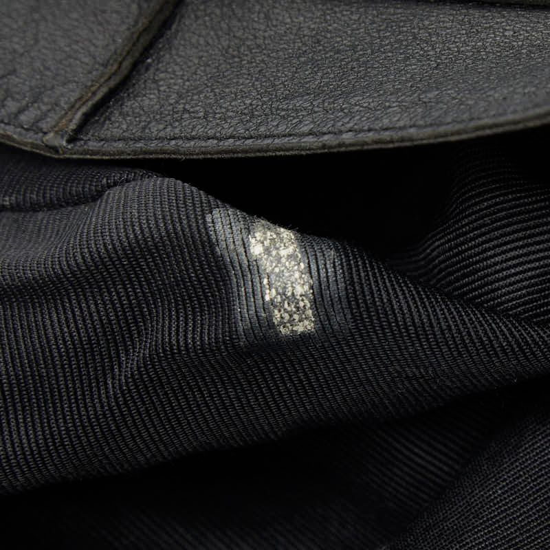 Chanel Choco Bar Black Leather