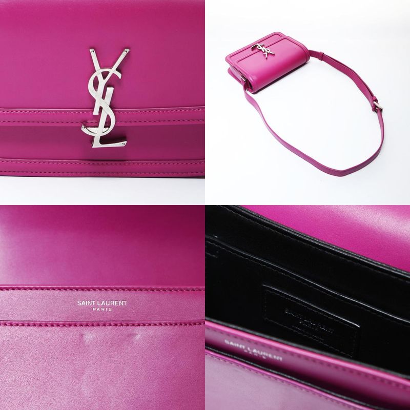Saint Laurent Yves Shoulder Bag Solferino Small Satchel