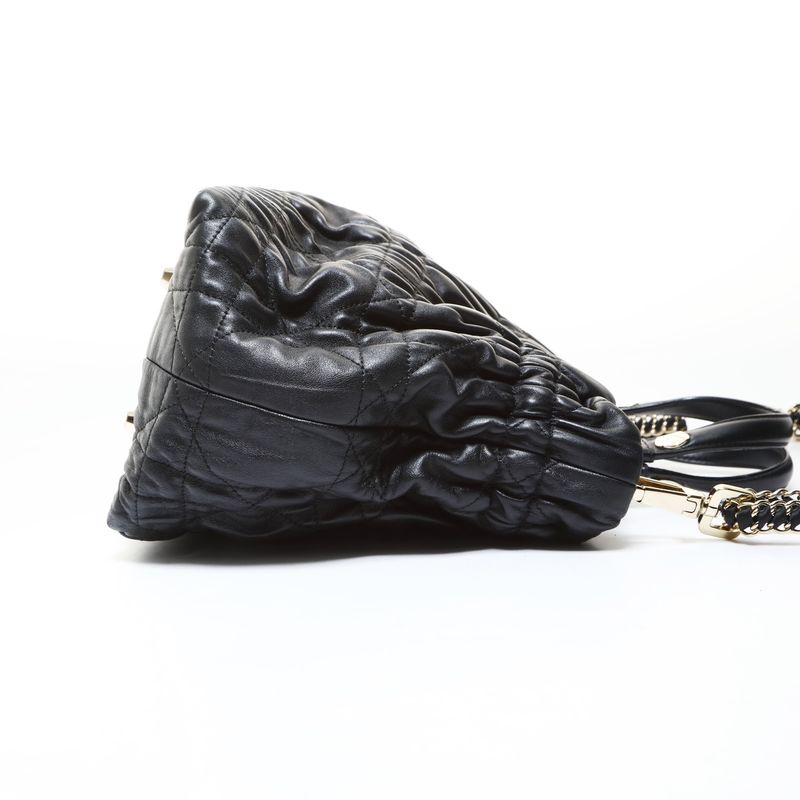 Dior Tote Leather Gathered 2-Way