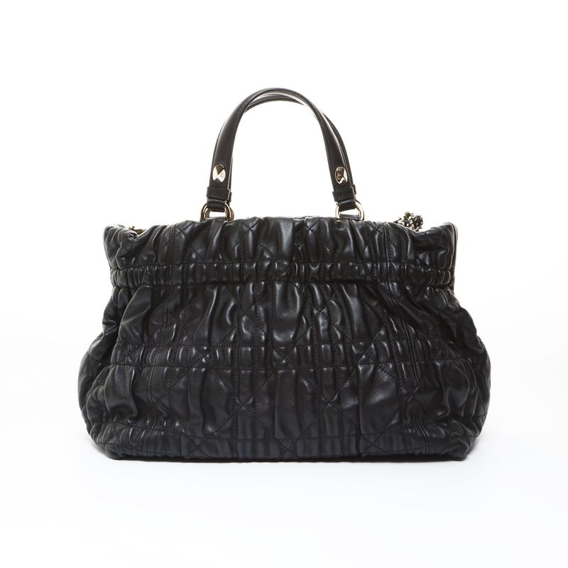 Dior Tote Leather Gathered 2-Way