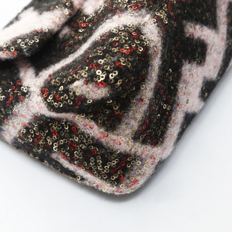 Fendi Shoulder Bag Pink Mini Mamma Wool