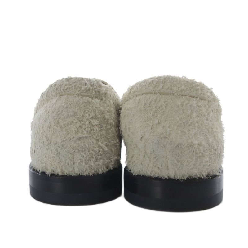 Loewe Campo Lofa Slip on Brushed Suede 37 Ivory Yo3