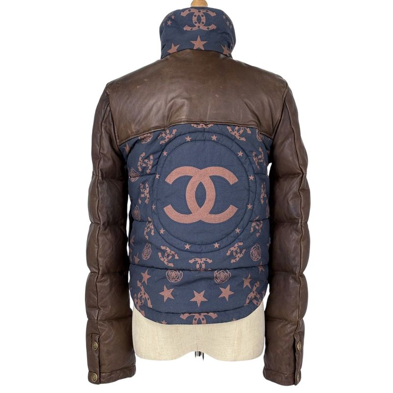 Chanel CC Logo Down Jacket Paris Dallas Collection