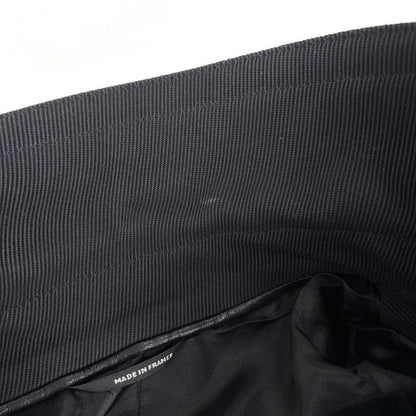 Hermes Peacoat Double Belted Outer Cotton Black