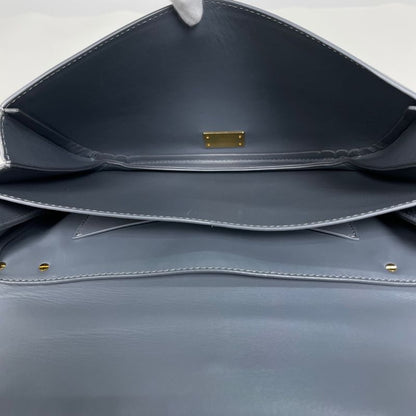 Bottega Veneta Mount Shoulder Bag 2-Way Leather Gray