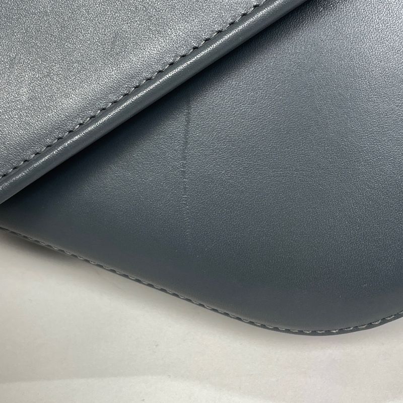 Bottega Veneta Mount Shoulder Bag 2-Way Leather Gray