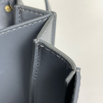 Bottega Veneta Mount Shoulder Bag 2-Way Leather Gray
