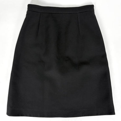 Gucci Sherry Line Mini Skirt Hair Silk Black Multicolor