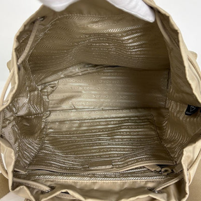 Prada Backpack Nylon Beige