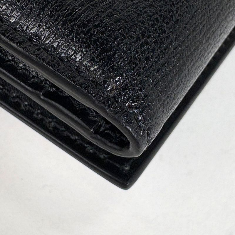 Bvlgari B-zero One Trifold Wallet Leather Black