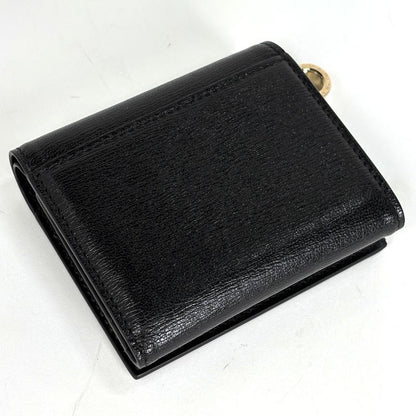 Bvlgari B-zero One Trifold Wallet Leather Black