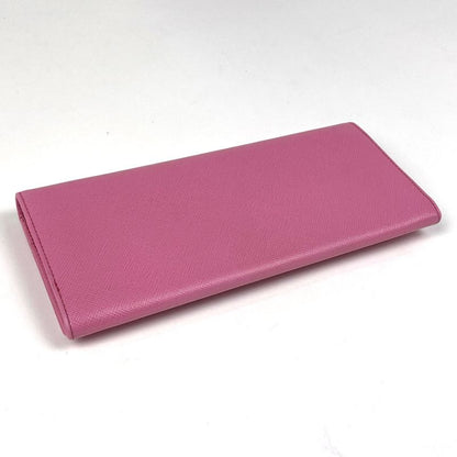 Prada Long Wallet Billfold Coin Purse Bifold Leather