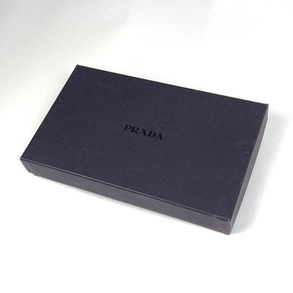 Prada Long Wallet Billfold Coin Purse Bifold Leather